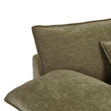 Vittoria Como Three Seater Sofa Copeland Olive