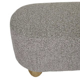 Teo Bench Seat Grey Sherpa