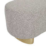 Teo Bench Seat Grey Sherpa