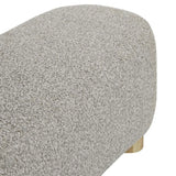 Teo Bench Seat Grey Sherpa