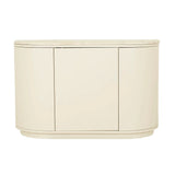 Oberon Crescent Marble Storage Unit Shell