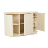 Oberon Crescent Marble Storage Unit Shell