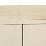 Oberon Crescent Marble Storage Unit Shell