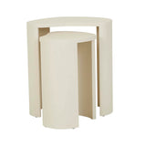 Oberon Curve Nest Side Table Shell