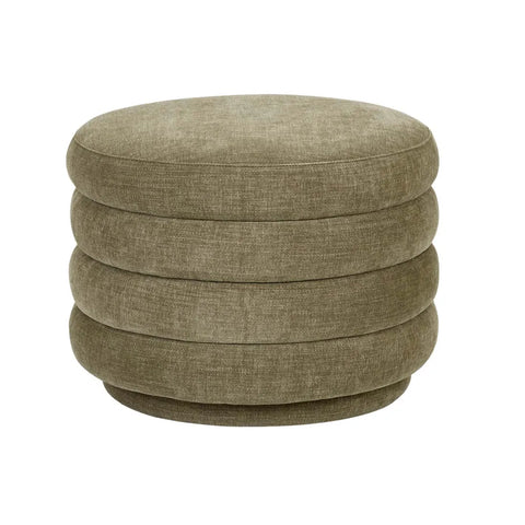 Kennedy Ribbed Medium Ottoman Copeland Olive