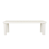 Frankie Outdoor Dining Table White