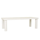 Frankie Outdoor Dining Table White