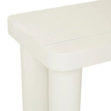 Frankie Outdoor Bench Seat White