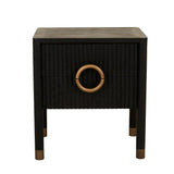 Odette Bedside Matt Black