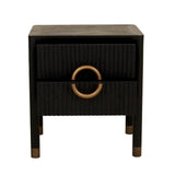 Odette Bedside Matt Black