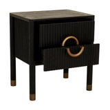 Odette Bedside Matt Black