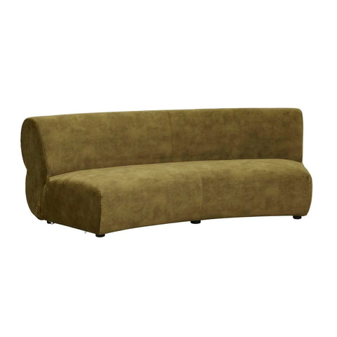 Juno Cloud Corner Arc Sofa Moss