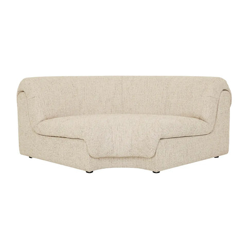 Juno Sierra Corner Sofa White Bark