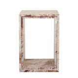 Ponte Side Table Red Marble