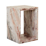 Ponte Side Table Red Marble