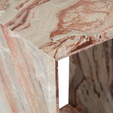 Ponte Side Table Red Marble