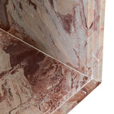 Ponte Side Table Red Marble