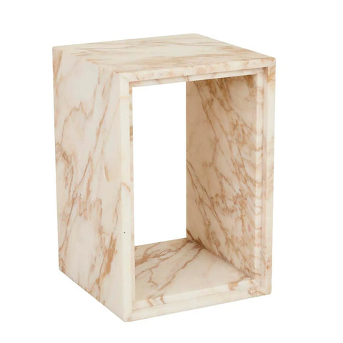 Ponte Side Table Golden White