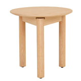 Abbott Round Side Table New Oak