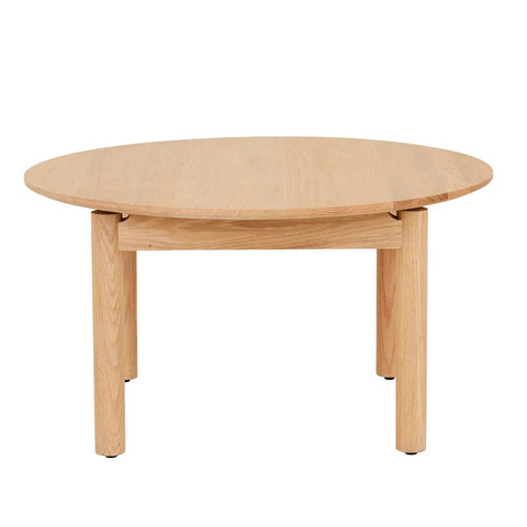 Abbott Round Coffee Small Table New Oak