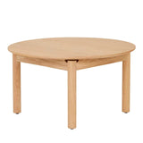 Abbott Round Coffee Small Table New Oak