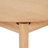 Abbott Round Coffee Small Table New Oak