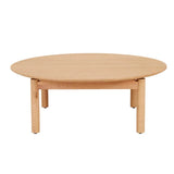 Abbott Round Coffee Table New Oak