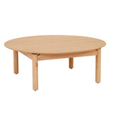 Abbott Round Coffee Table New Oak