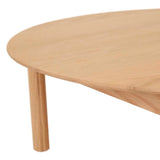 Abbott Round Coffee Table New Oak