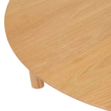 Abbott Round Coffee Table New Oak