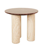 Atlas Orbit Side Table Rouge/Natural