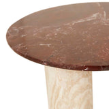 Atlas Orbit Side Table Rouge/Natural