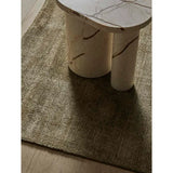 Atlas Pillar Side Table Brown Vein