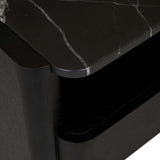 Floyd Marble Bedside Black