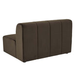 Juno Channel Left Arm Sofa Cocoa Velvet