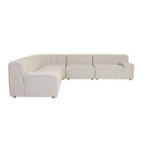 Juno Channel Right Arm Sofa Grey Speckle