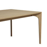 Huxley Curve Dining Table 3000mm Natural