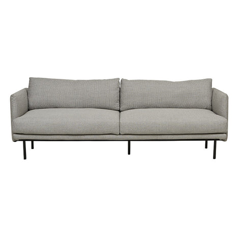 Vittoria Sleek Sofa Grey Tweed