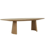 Kin Dining Table Oval 2400mm Natural Ash