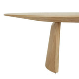 Kin Dining Table Oval 2400mm Natural Ash