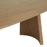 Kin Dining Table Oval 2400mm Natural Ash