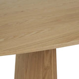 Kin Dining Table Oval 2400mm Natural Ash