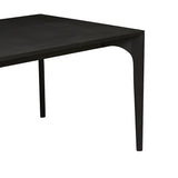 Huxley Curve Dining Table 2200mm Black