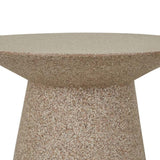 Livorno Round Side Table Terracotta Speckle