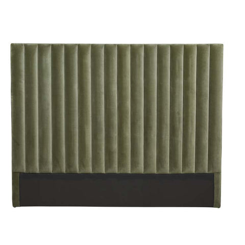 Kennedy Tufted King Bedhead Olive