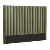 Kennedy Tufted King Bedhead Olive