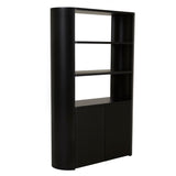 Classique Oval Tall Bookshelf Dark Oak