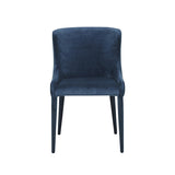 Claudia Dining Chair Navy Velvet