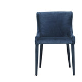 Claudia Dining Chair Navy Velvet