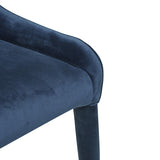 Claudia Dining Chair Navy Velvet